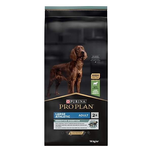 Pro Plan Large Athletic Sensitive Digestion suņu barība jutīgai gremošanai ar jēru 14 kg